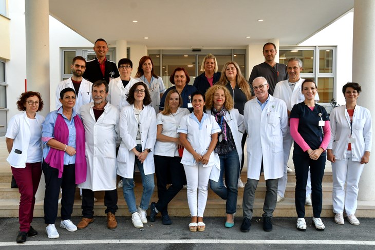 Multidisciplinarni tim za bolesti dojke koji radi u pulskoj Općoj bolnici (Snimio Milivoj Mijošek)